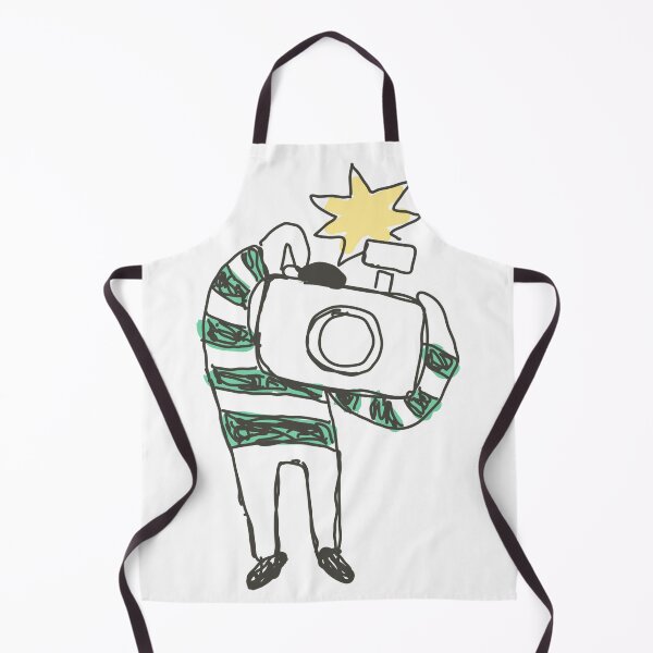 Item preview, Cute camera man (green stripes) designed and sold by Boy and Belugee.