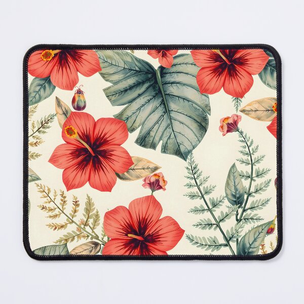 Item preview, Hibiscus Tropical Floral Pattern designed and sold by LuminaArtRO.