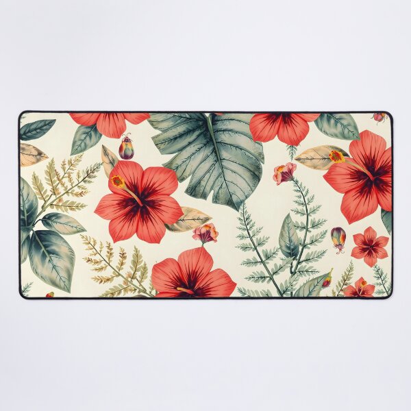 Item preview, Hibiscus Tropical Floral Pattern designed and sold by LuminaArtRO.