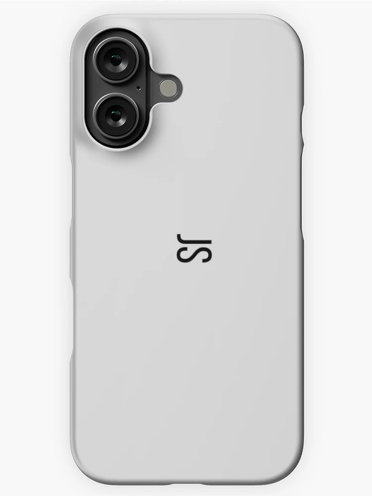 Thumbnail 1 of 4, iPhone Case, JS Horizontal Monogram designed and sold by RWalkerDesigns.