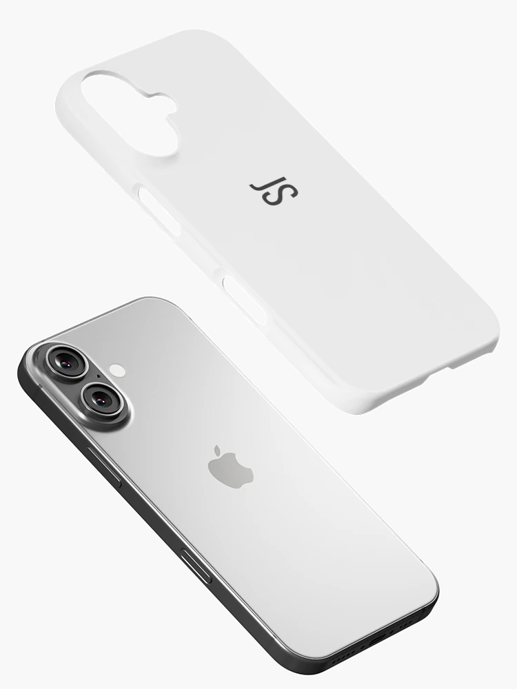 Thumbnail 2 of 4, iPhone Case, JS Horizontal Monogram designed and sold by RWalkerDesigns.