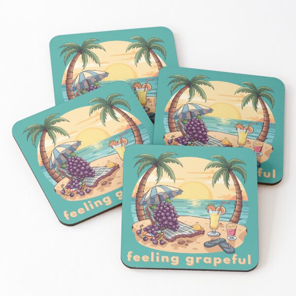 Item preview, Feeling Grapeful  - Cute Pun | TeeHee Puns Funny Design designed and sold by TeeHee Puns.