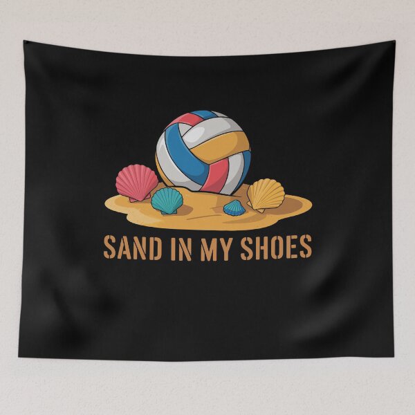 Item preview, Sand In My Shoes Beach Volleyball Summer Shells Sand Court Vibes designed and sold by yoddel.