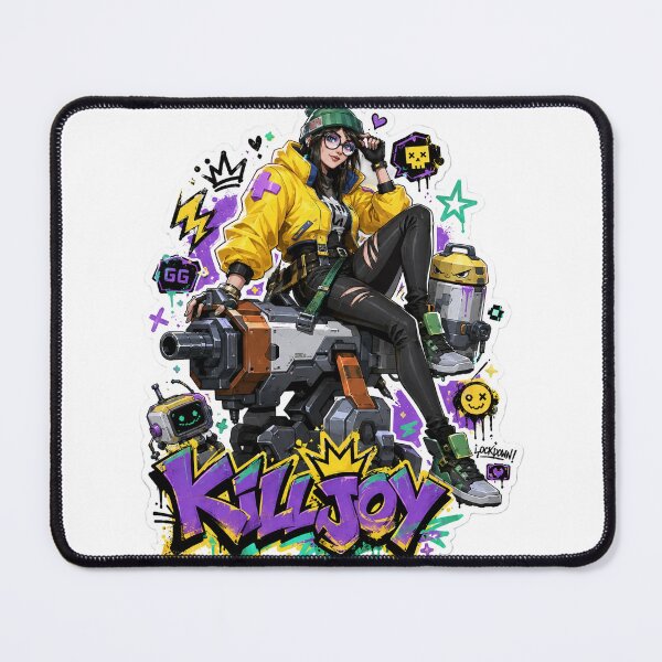 Item preview, Valorant Killjoy Turret Doodle Fan Art designed and sold by RadiantDrop.