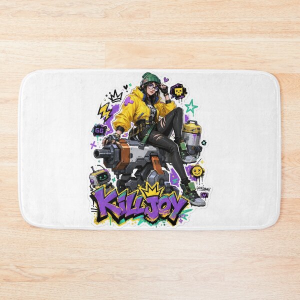 Item preview, Valorant Killjoy Turret Doodle Fan Art designed and sold by RadiantDrop.