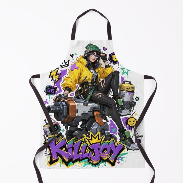 Item preview, Valorant Killjoy Turret Doodle Fan Art designed and sold by RadiantDrop.