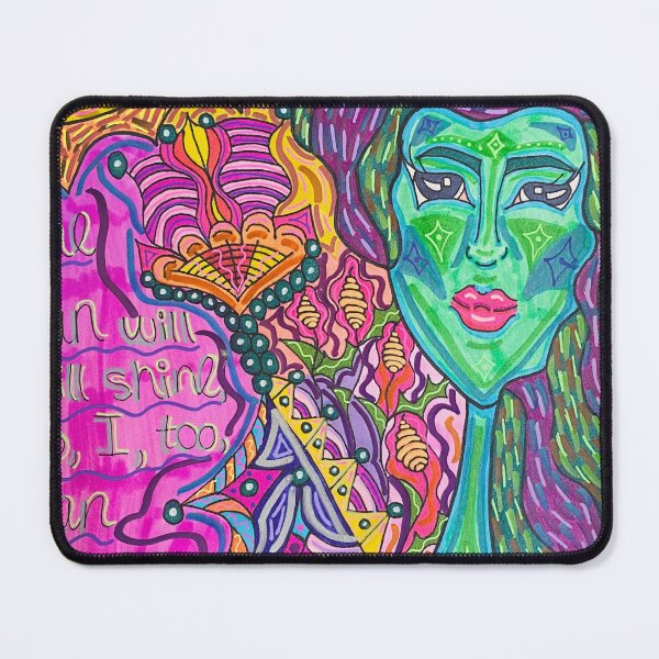 Item preview, Growth Poetry Art -Trippy Psychedelic Drawing- designed and sold by artbyalette.