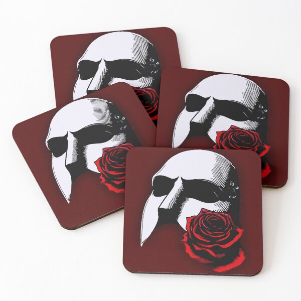 Artikelvorschau, Die Maske des Phantoms der Oper und die rote Rose entworfen und verkauft von NerdiPop.