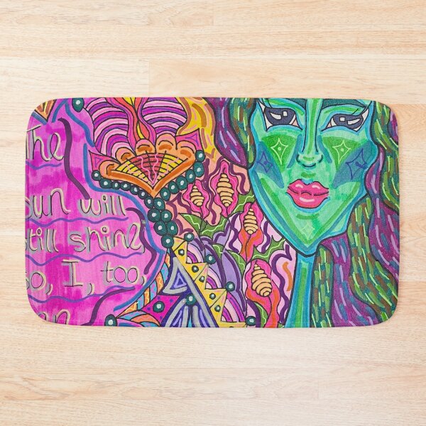 Item preview, Growth Poetry Art -Trippy Psychedelic Drawing- designed and sold by artbyalette.