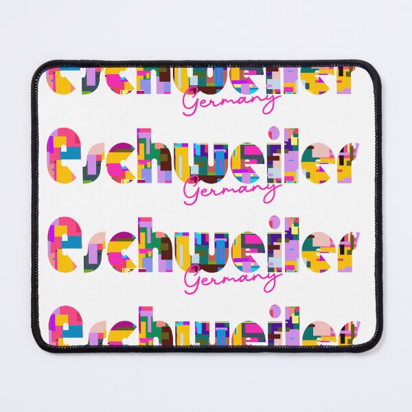 Item preview, Eschweiler, Germany, Vibrant Abstract City Typography Art designed and sold by Wanderful-roads.