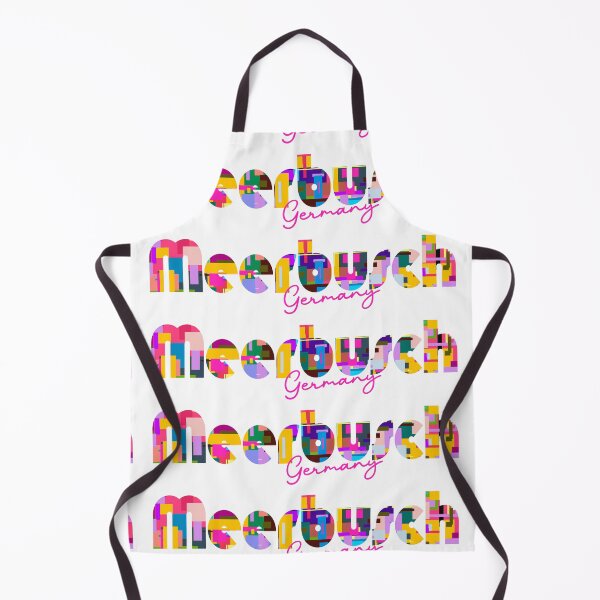 Item preview, Meerbusch, Germany, Vibrant Abstract City Typography Art designed and sold by Wanderful-roads.