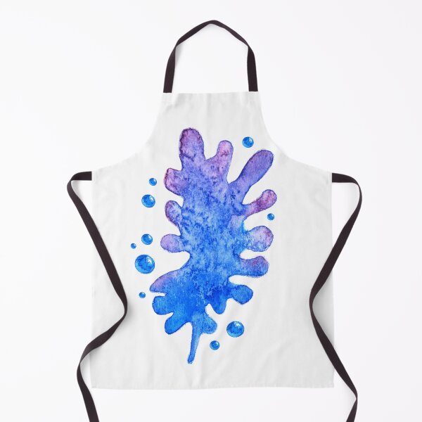 Item preview, Underwater blue algae watercolor hand drawn designed and sold by Deepness2023.