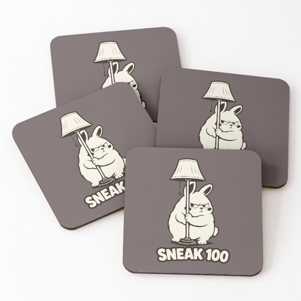 Item preview, Sneak 100 Funny Gaming Bunny Stealth RPG Meme designed and sold by MalisoStickers.