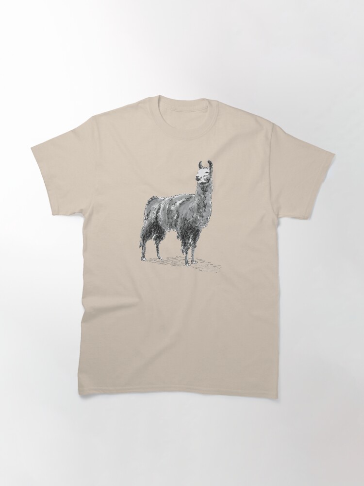 Alternate view of Happy Llama Classic T-Shirt