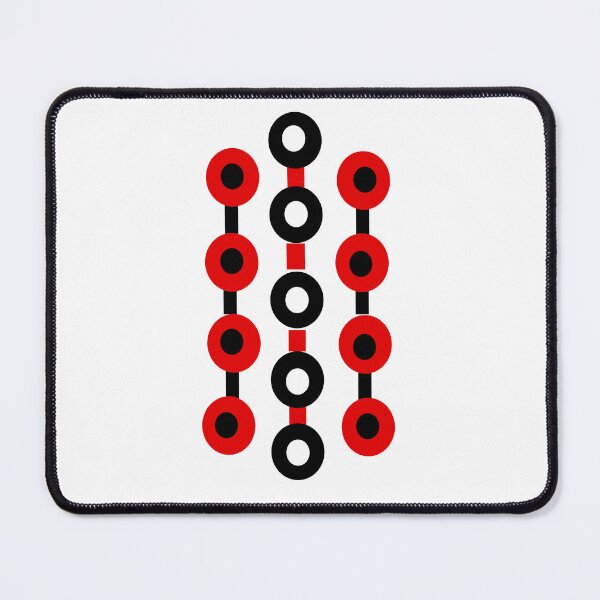 Item preview, Geometric Red and Black Circles designed and sold by Elaine M Hayward .