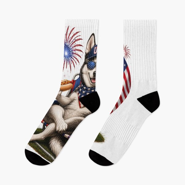 Item preview, Patriotic Husky Shirt, Funny Fourth of July, Husky Lover Gift For Her, USA Husky Dog Mom Shirt, Funny Husky 4th Gift designed and sold by greatmar1.