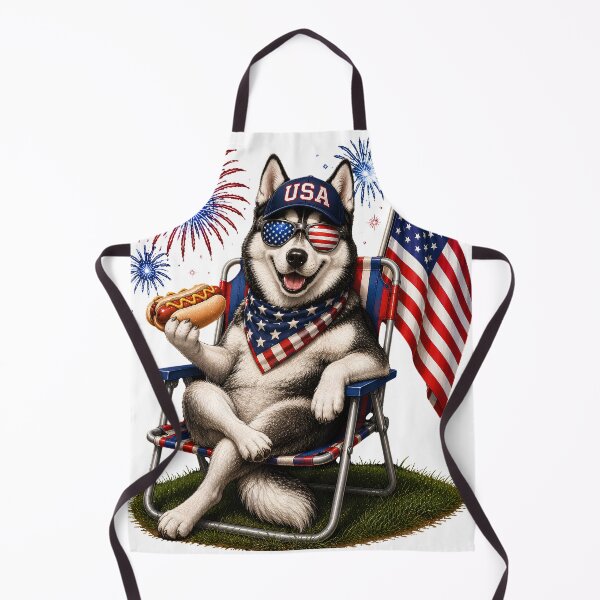 Item preview, Patriotic Husky Shirt, Funny Fourth of July, Husky Lover Gift For Her, USA Husky Dog Mom Shirt, Funny Husky 4th Gift designed and sold by greatmar1.