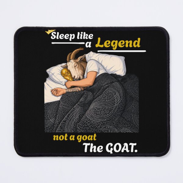 Item preview, GOAT Mode: Off Duty | Sleep Like a Legend Funny Goat Streetwear T-Shirt designed and sold by The12thManArena.