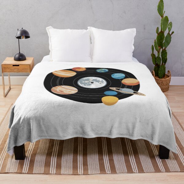 Item preview, Solar System Vinyl Record Moon Orbit Planet Music Space Astronomy Art For Space Lovers designed and sold by yoddel.