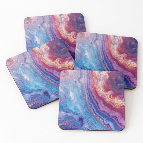 Item preview, Magenta Purple Pink Colorful Marble designed and sold by SeaStarAlex.