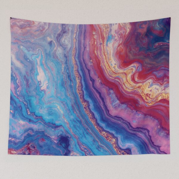 Item preview, Magenta Purple Pink Colorful Marble designed and sold by SeaStarAlex.
