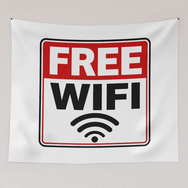 Item preview, Free WIFI designed and sold by Beluga Cat.