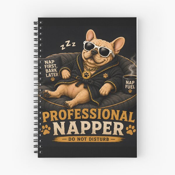 Item preview, Funny French Bulldog Professional Napper designed and sold by MischiefPaws.