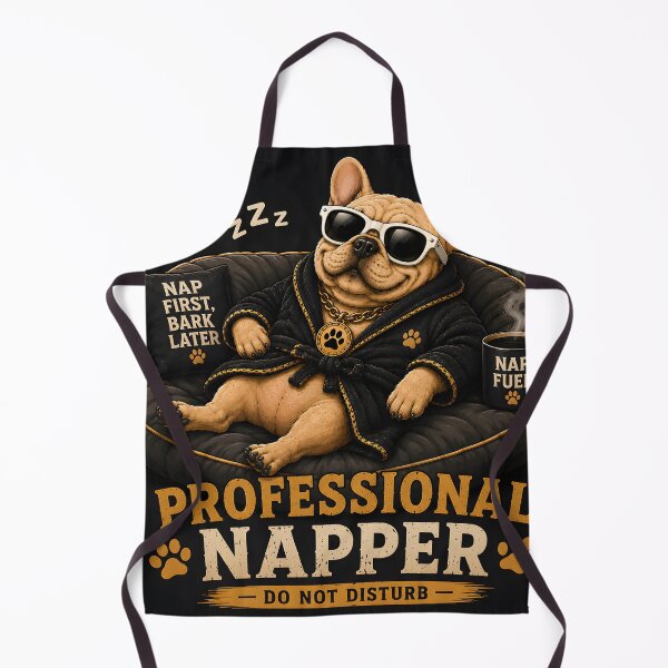 Item preview, Funny French Bulldog Professional Napper designed and sold by MischiefPaws.