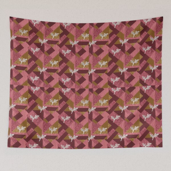 Item preview, Vintage Geometric Botanical Seamless Pattern Design designed and sold by CoolGTees.