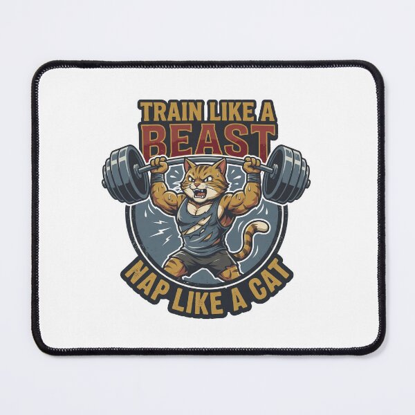 Item preview, Beast Mode Cat designed and sold by PixelStyle Studio.