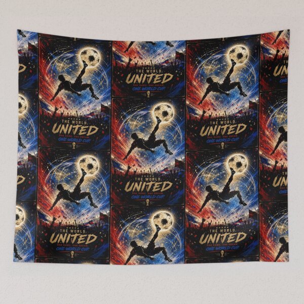 Item preview, Global Soccer Unity Bicycle Kick Poster Art designed and sold by PlanetEye Designs.