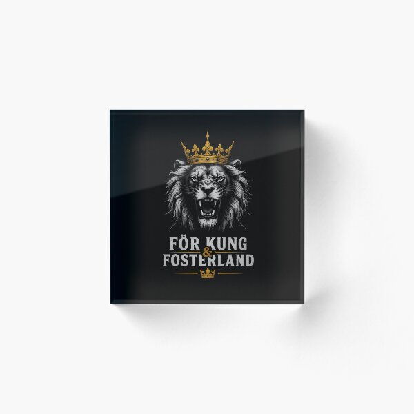 Item preview, För kung och fosterland designed and sold by PartietRiket.