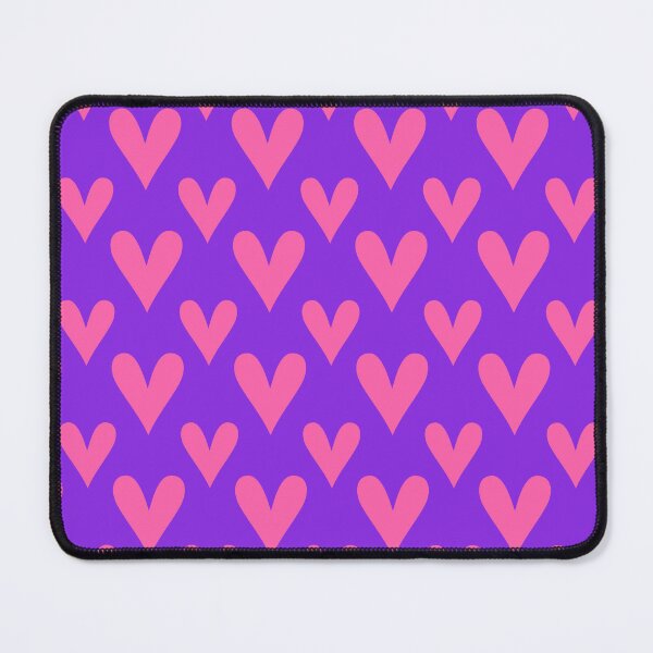 Item preview, Hot pink & blue violet hearts designed and sold by Mint + Midnight.