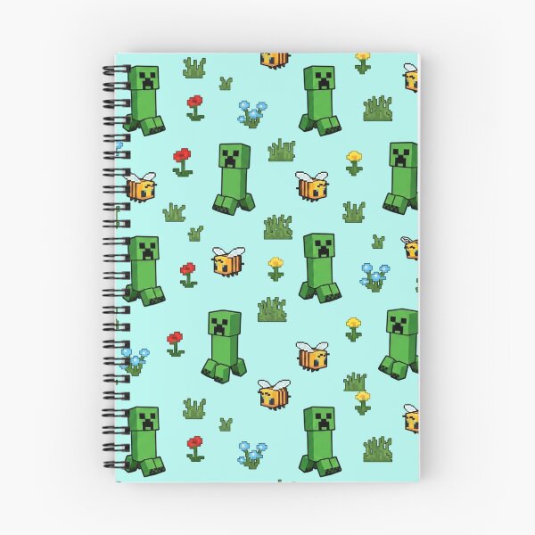 Item preview, Minecraft Creeper Bees Pattern designed and sold by LyssasMindArt.