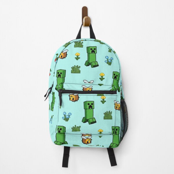 Item preview, Minecraft Creeper Bees Pattern designed and sold by LyssasMindArt.