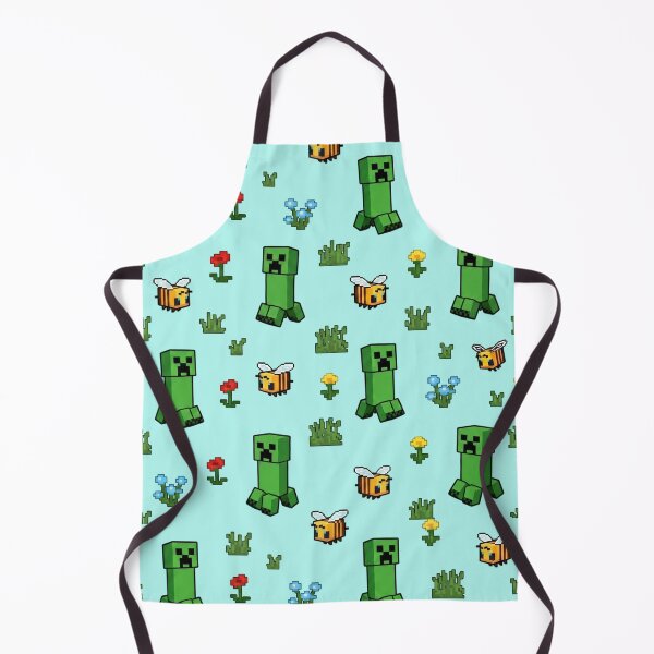 Item preview, Minecraft Creeper Bees Pattern designed and sold by LyssasMindArt.