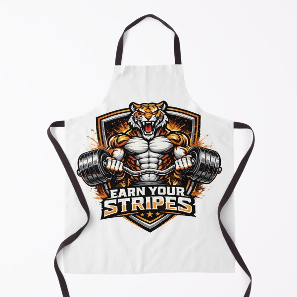 Item preview, Earn Your Stripes Gym Tiger Bodybuilding designed and sold by Digistore1221.