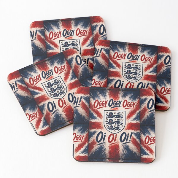 Aperçu de l'œuvre Affiche de supporter de football britannique avec drapeau chantant créée et vendue par PlanetEye Designs.