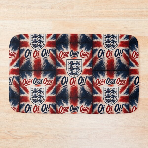 Aperçu de l'œuvre Affiche de supporter de football britannique avec drapeau chantant créée et vendue par PlanetEye Designs.