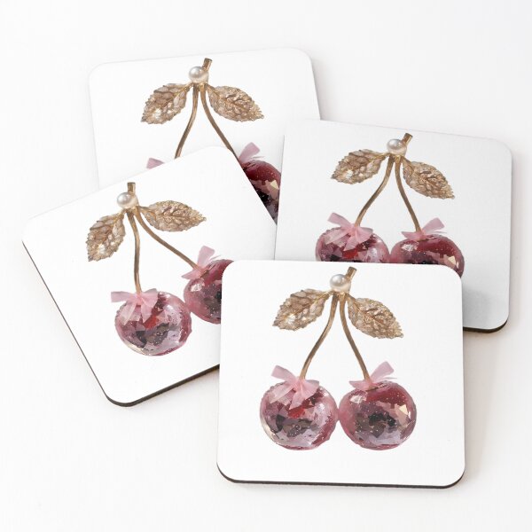 Item preview, Summer Freshness – Pink Crystal Cherries & Flirty Style designed and sold by PoenyL1rosy.