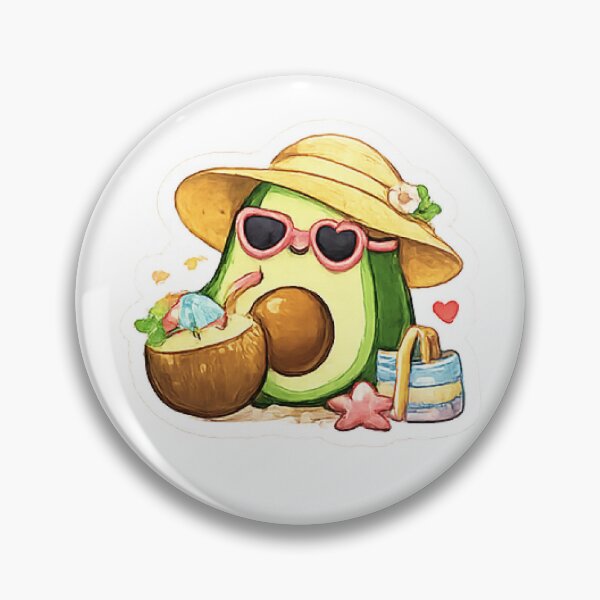 Item preview, Cute Summer Avocado designed and sold by Northline Creative.