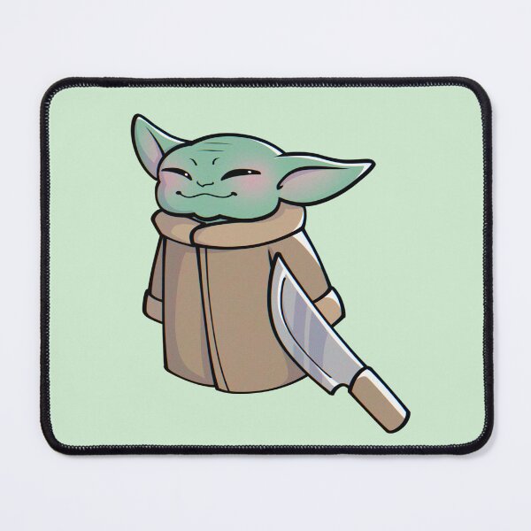 Item preview, Grogu - Knife Cat Meme designed and sold by kailynvrse.