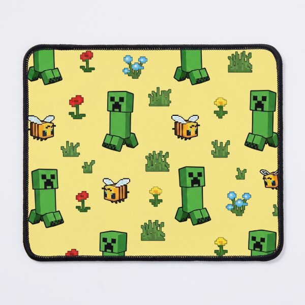 Item preview, Minecraft Creeper Bees Pattern designed and sold by LyssasMindArt.
