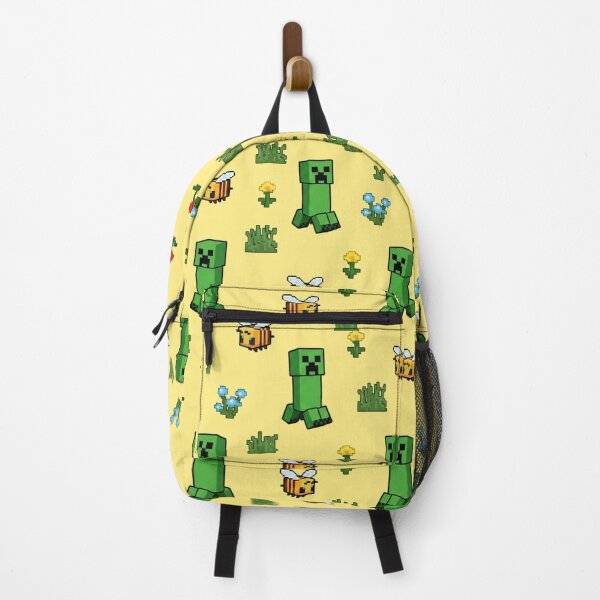 Item preview, Minecraft Creeper Bees Pattern designed and sold by LyssasMindArt.