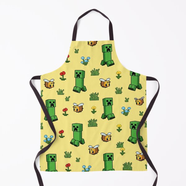 Item preview, Minecraft Creeper Bees Pattern designed and sold by LyssasMindArt.