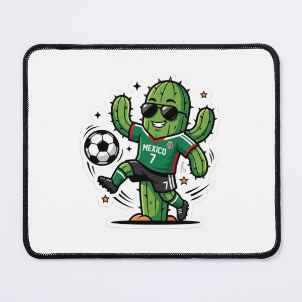 Item preview, Cool Mexican Cactus Soccer Sticker - World Cup 2026 Fan Art designed and sold by abdollahmh2021.