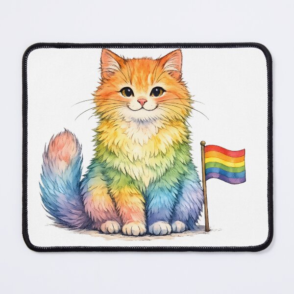 Item preview, Pride Cat Rainbow Whiskers designed and sold by PatiImagination.
