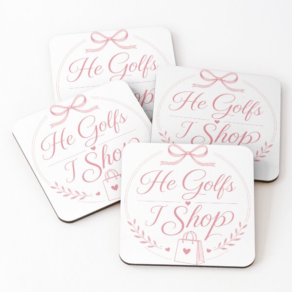 Item preview, He Golfs I Shop Funny Golf Wife Shirt | Golf Girlfriend Humor Gift designed and sold by JimboHoll.