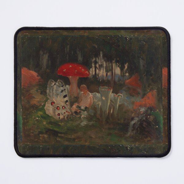 Item preview, The Princess and a Butterfly Underneath a Fly Agaric designed and sold by celeste-archive.