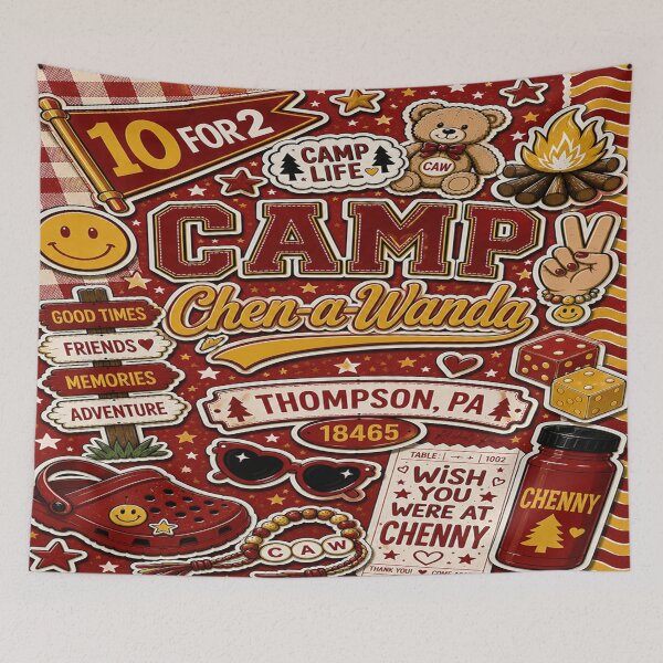 Item preview, Camp Chenawanda Collage designed and sold by Rachel's Room.